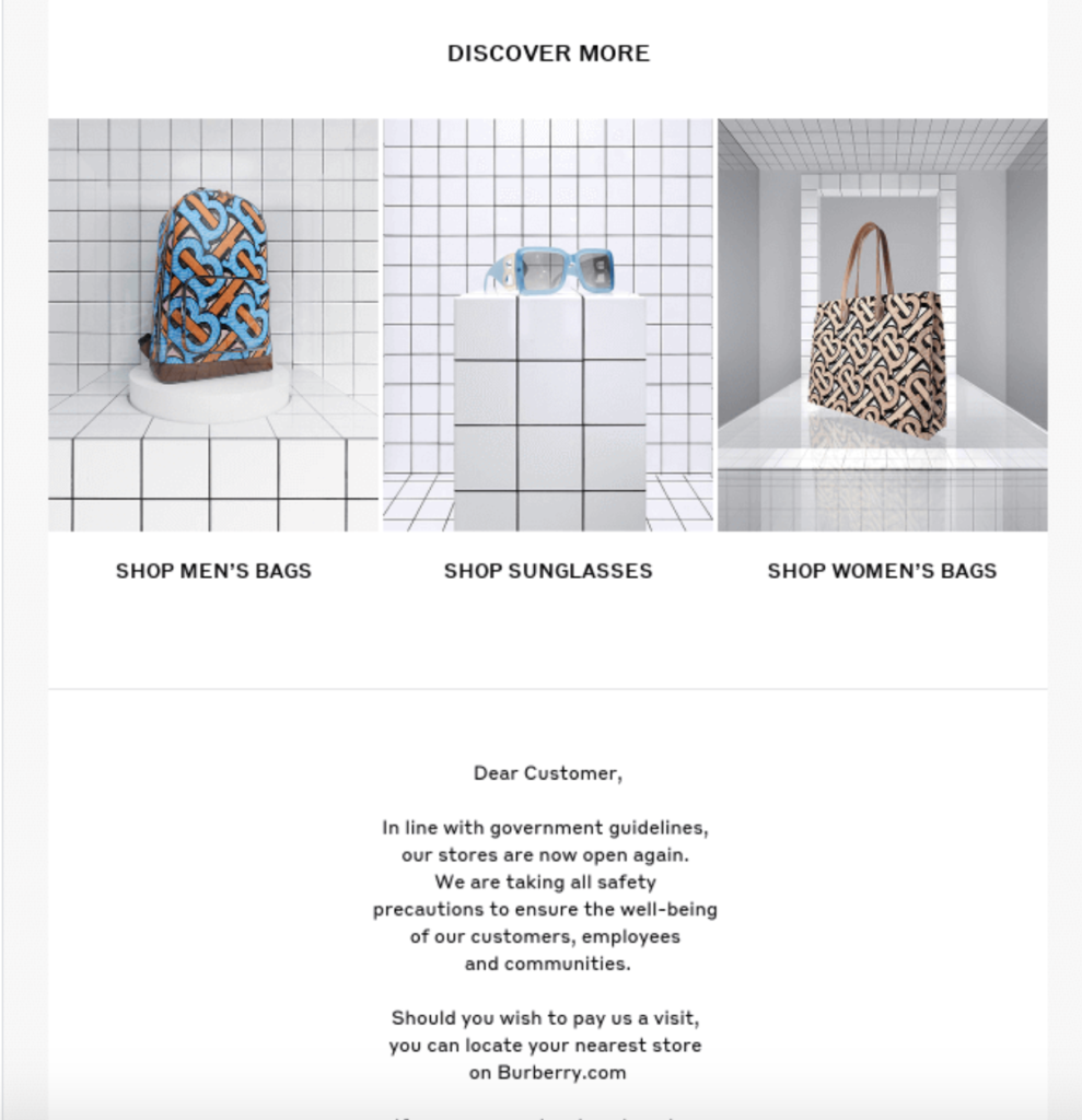 Burberry us email format on sale